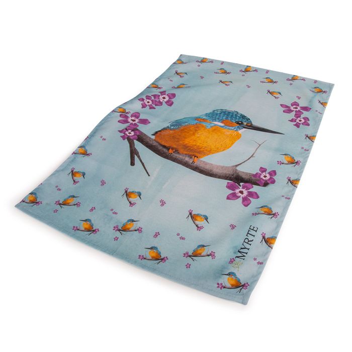 Myrte Kingfisher Tea Towel   